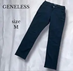 【GENELESS】ジェネレス　ストレートパンツ　M ブラック