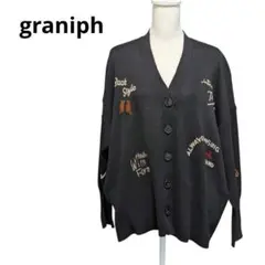 graniph グラニフ イカク Vネックニットカーディガン レッサーパンダのサムネイル
