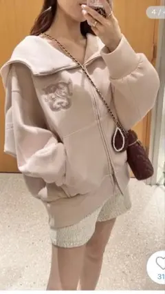 SNIDEL スナイデル　ボリュームパーカー