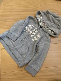 【お値下げ】babyGap フード付きパーカー 80サイズ グレー