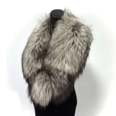 【銀狐】SAGA FOX サガフォックス ショール シルバーフォックス 銀雫品格