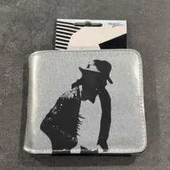 マイケルジャクソン 財布 長財布 ブラック ストラップ付 ￼ウォレット