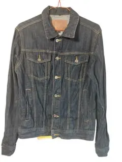 デニムジャケット Mサイズ ダークブルーメンズ、レディースジャケット