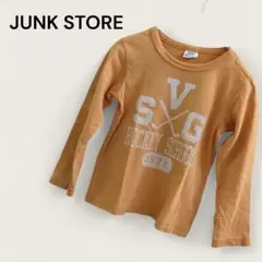 JUNK STORE 長袖Tシャツ キッズ カットソー プリントロゴ