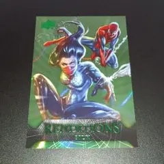 UD Marvel Renditions シルク 緑パラレル限定カード/399