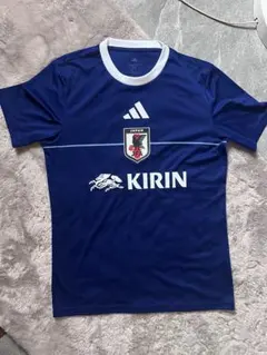 adidas サッカー日本代表 プラクティスシャツ Mサイズ 青 - メルカリ