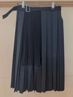 JUNYA WATANABE ブラックプリーツスカート M ジュンヤワタナベ コムデギャルソンJUNYA WATANABE COMME des