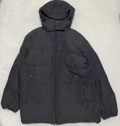 IRISH SETTER ダウンジャケット 裏地チェック ブラック フード付