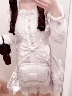 LIZLISA ティアラリボンティアードワンピース ピンク