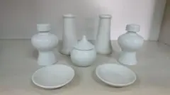 白い陶器の神具セット（美濃焼）