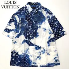 【現行☆未使用級】LOUIS VUITTON シャツ モノグラム バンダナ Sのサムネイル