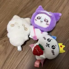 ちいかわ サンリオ コラボ クロミ モモンガ あまおう ハチワレ キーホルダー