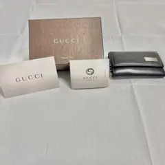 GUCCI ブラックレザーキーケース　6連⭐️