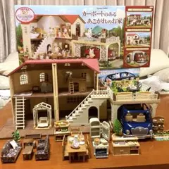 シルバニアファミリー カーポートのある憧れのお家 ファミリーワゴン 