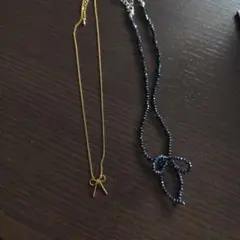 リボンネックレス　チョーカー