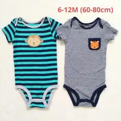 カーターズ　ロンパース　半袖　綿100%　60cm　70cm　80cm　男の子
