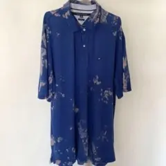 TOMMY HILFIGER タイダイ ポロシャツ 2XL ロングワンピース