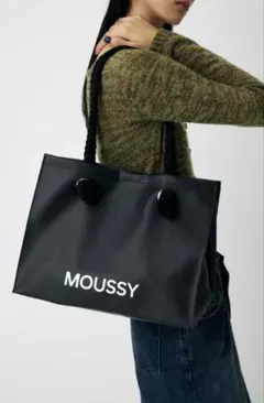 MOUSSY 黒 トートバッグのサムネイル