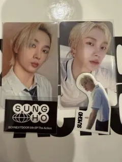 即購入◎BOYNEXTDOOR The Action トレカ ソンホ　おまけ付き