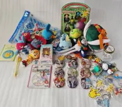 ポケモン 平成レトロ ぬいぐるみ マスコット 缶バッジ まとめ売り 大量 セット