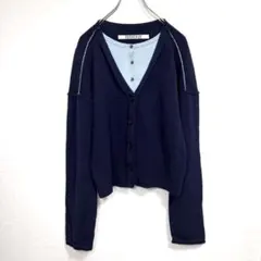 PERVERZE TWIN LAYERED KNIT CARDIGANのサムネイル