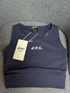 ASICS A.P.C. スポーツブラ XS ミッドナイト