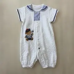 ファミリア　50〜60 ロンパース　ツーウェイオール　セーラー　くま