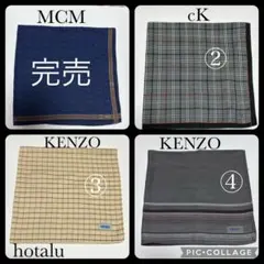 ♦️お買い得♦️ブランド メンズ ハンカチ 選べる1枚（残り3種類）
