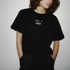 アニエスベー　NERGY コラボ Tシャツ 黒　ロゴT 半袖　日本製　コットンのサムネイル