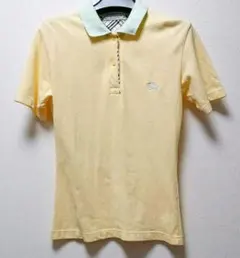 【美品❗】◆バーバリー ◆レディース/ポロシャツM(薄いイエロー)