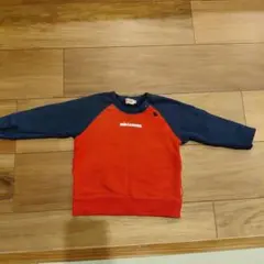 mikihouse 赤紺 トレーナー 80