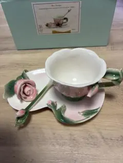 美品】FRANZ 花とテントウムシのカップ・ソーサー・スプーン - メルカリ