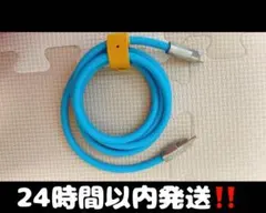 ♡値下げ交渉◎ ✨充電ケーブル　(ブルー) 亜鉛合金 断線防止 高耐久 柔軟