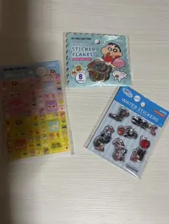 クレヨンしんちゃん ピングー シール 3点セット