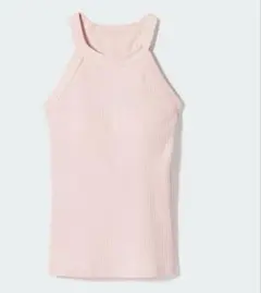 ユニクロ　ホルターネック　ブラタンクトップ　ピンク