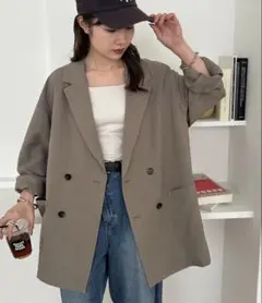 ディスコート テックリネンビッグシャツジャケット