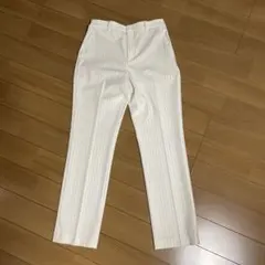 UNIQLO M スマートアンクルパンツ縦ストライプ スラックス Mサイズ