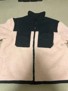 H&M フリースジャケット ピンク・黒