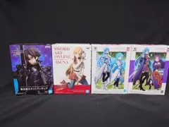 ソードアートオンライン　キリト　アスナ　ユウキカラー　フィギュア　4体セット