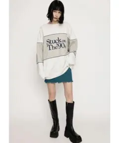 SLY スライ　COLOR BLOCKING PIPING 2WAY スウェットのサムネイル