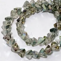 bk722/SALE！ガラスビーズ◇多面カット 1連
