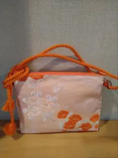 中古帯リメイクショルダーバッグ（ハンドメイド）1055