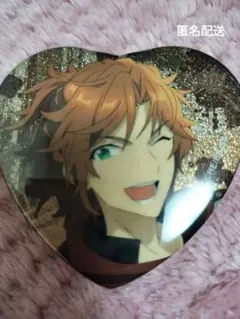 三毛縞斑 あんさんぶるスターズ! 3rd ハート型グリッター缶バッジ あんスタ