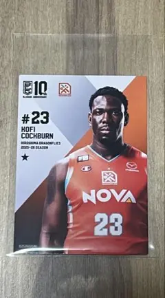 B.LEAGUE CARD 2025-26 コフィ・コーバーン選手