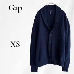 ◇ GAP カーディガン ネイビー ニット 長袖 XS メンズ 紺