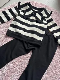 子供服 セットアップ 長袖ボーダー