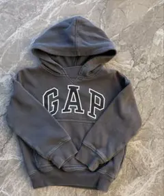 【訳あり】GAP キッズ パーカー ダークグレー XS