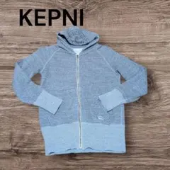 Kepani グレー ジップパーカー　スウェット