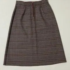 新品・未使用any SIS 【2WAY】リバーシブルチェック スカート ミディ丈