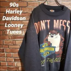 90s ハーレーダビッドソン ルーニーテューンズ スウェット
